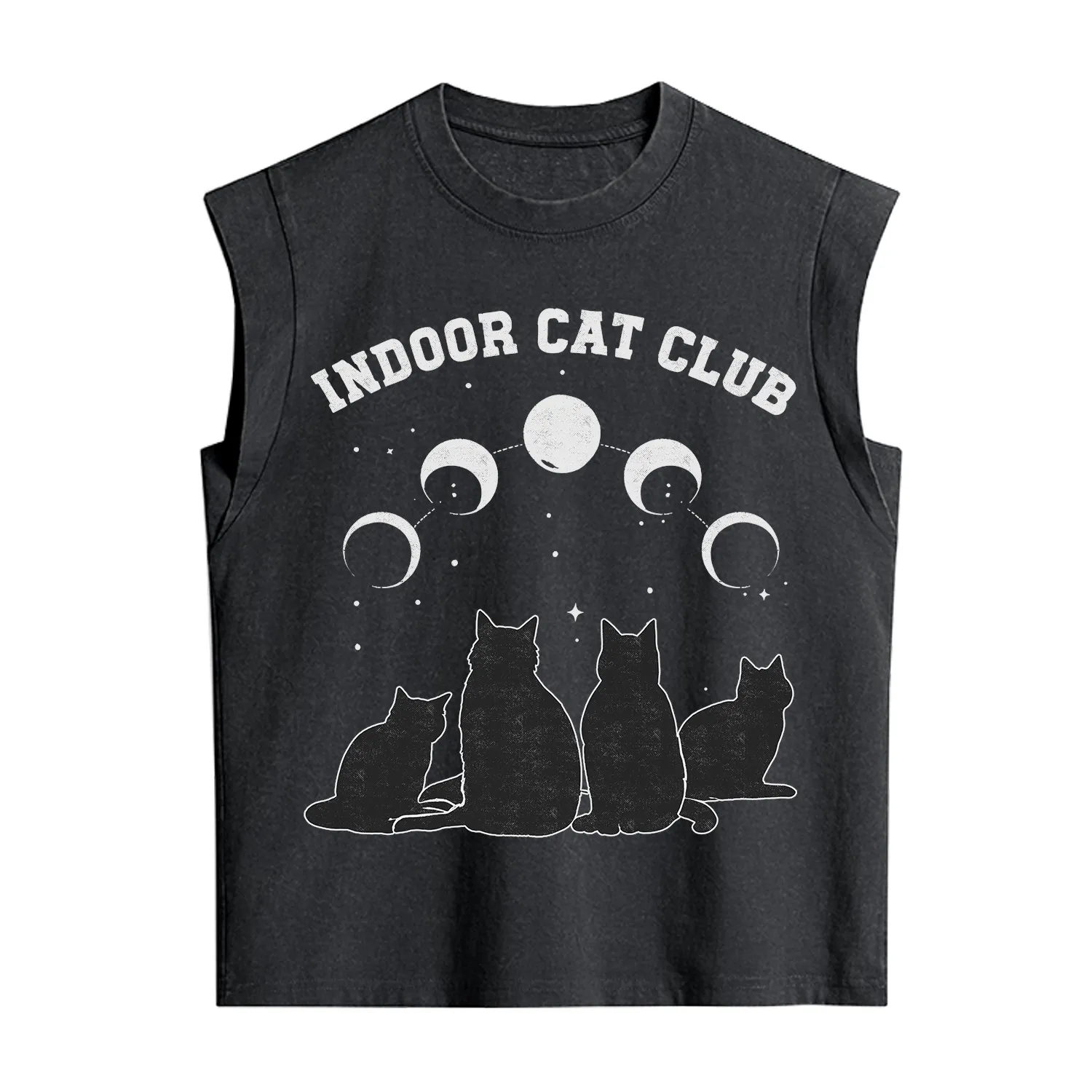 Purplehecate Indoor Cat Club Vintage Washed Tank