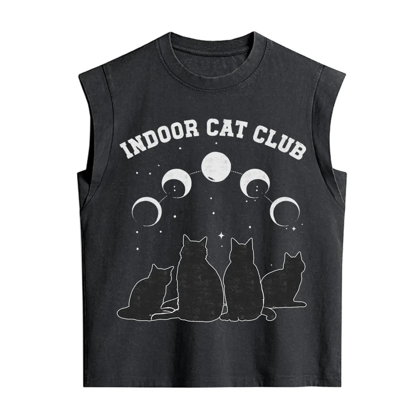 Purplehecate Indoor Cat Club Vintage Washed Tank