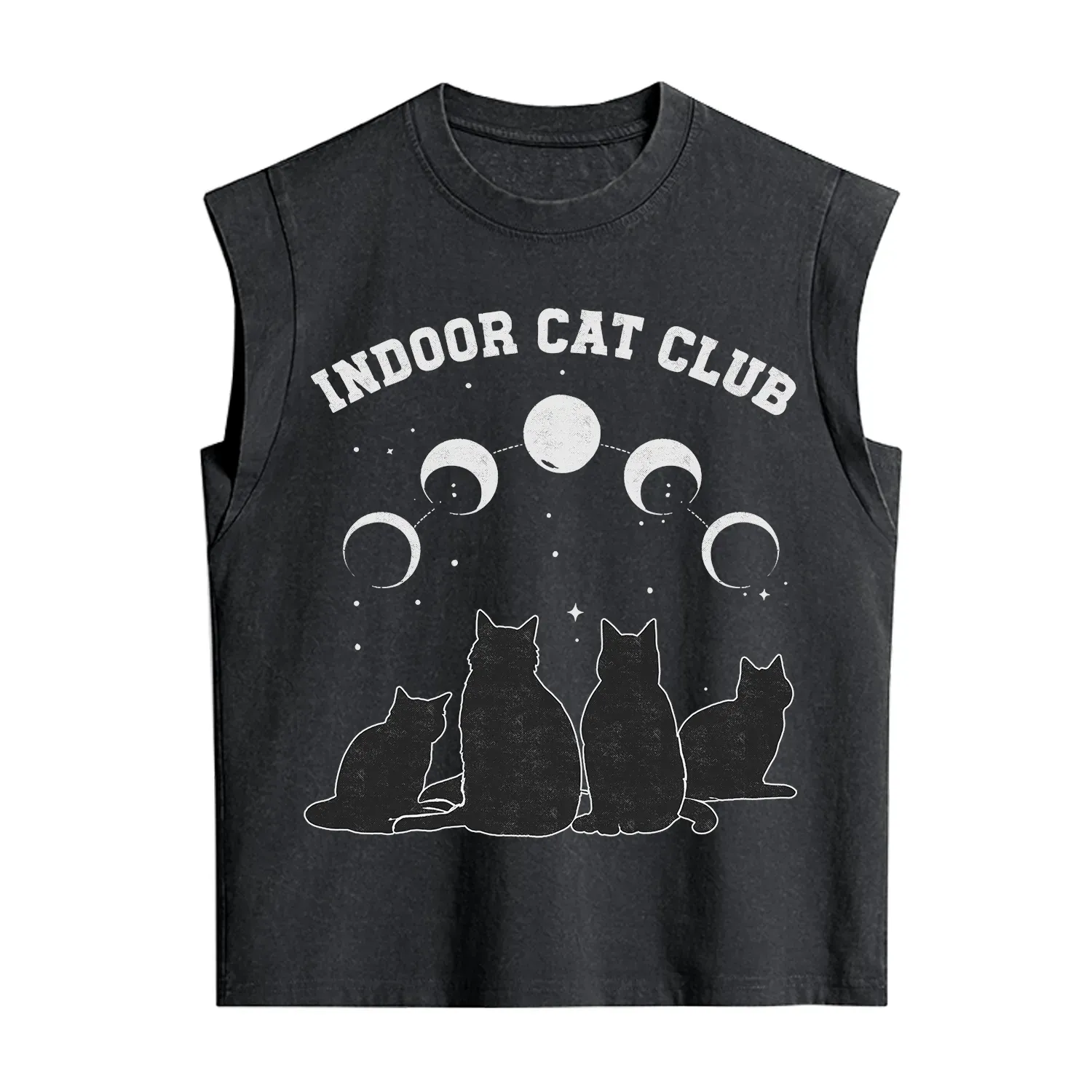 Purplehecate Indoor Cat Club Vintage Washed Tank