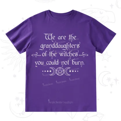 Purplehecate They Didn't Burn Witches They Burned Women T-Shirt