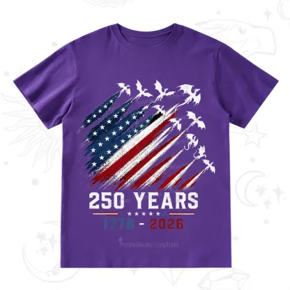 Purplehecate Red White Blue 250 Years T-Shirt