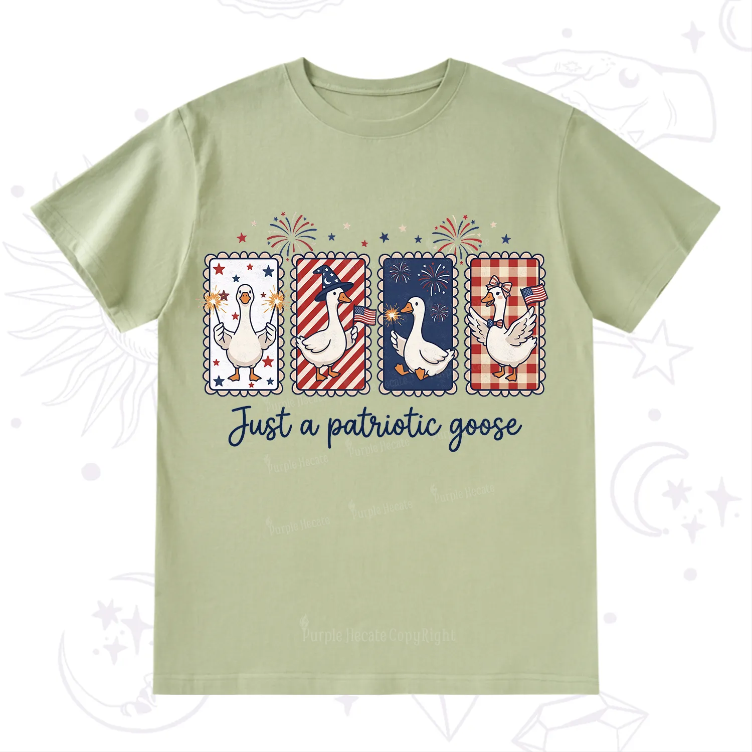 Purplehecate Just A Patriotic Goose T-Shirt
