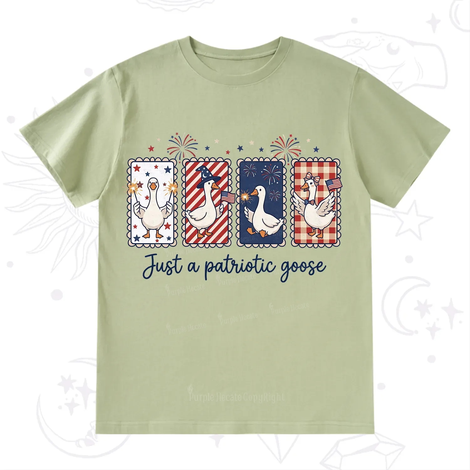 Purplehecate Just A Patriotic Goose T-Shirt