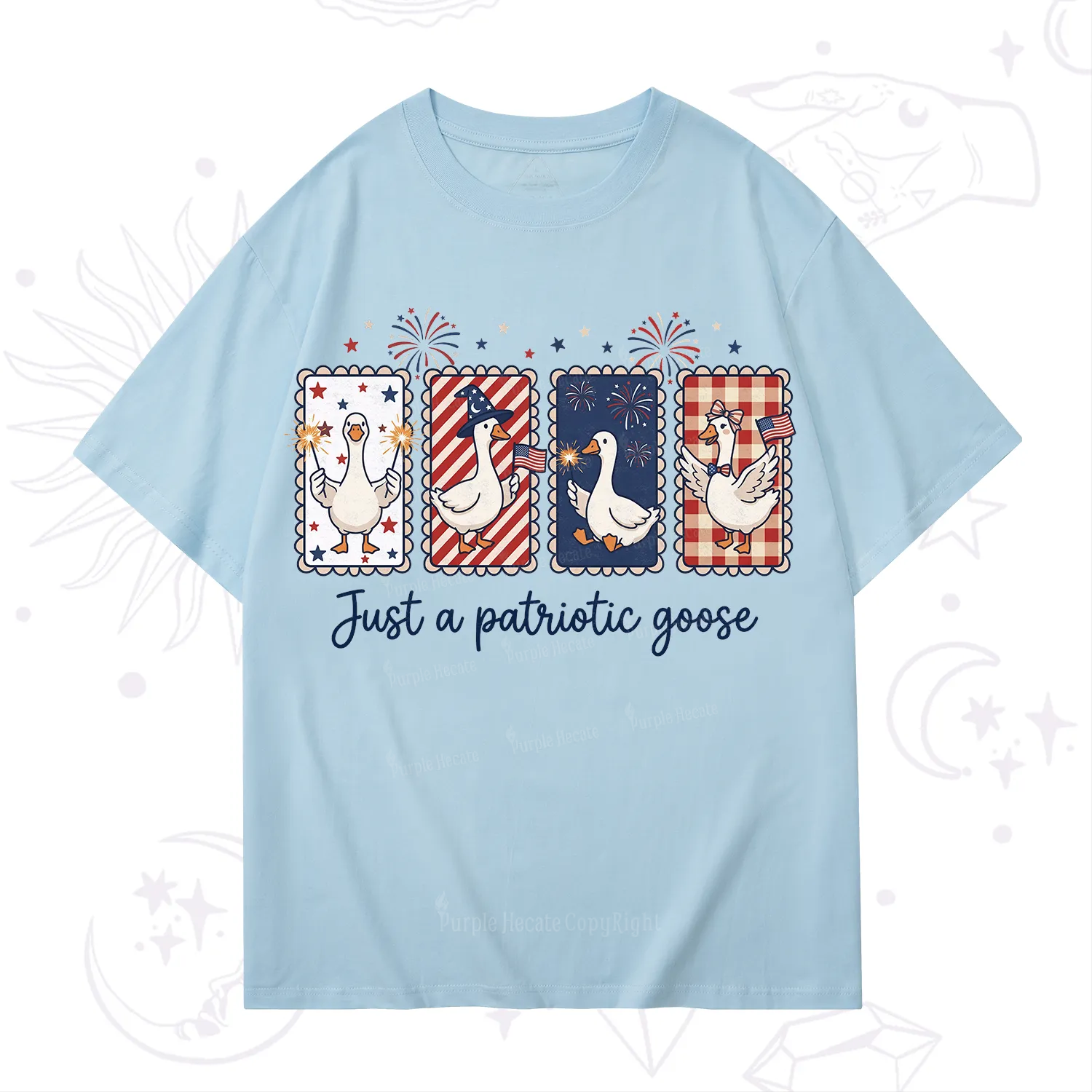 Purplehecate Just A Patriotic Goose T-Shirt