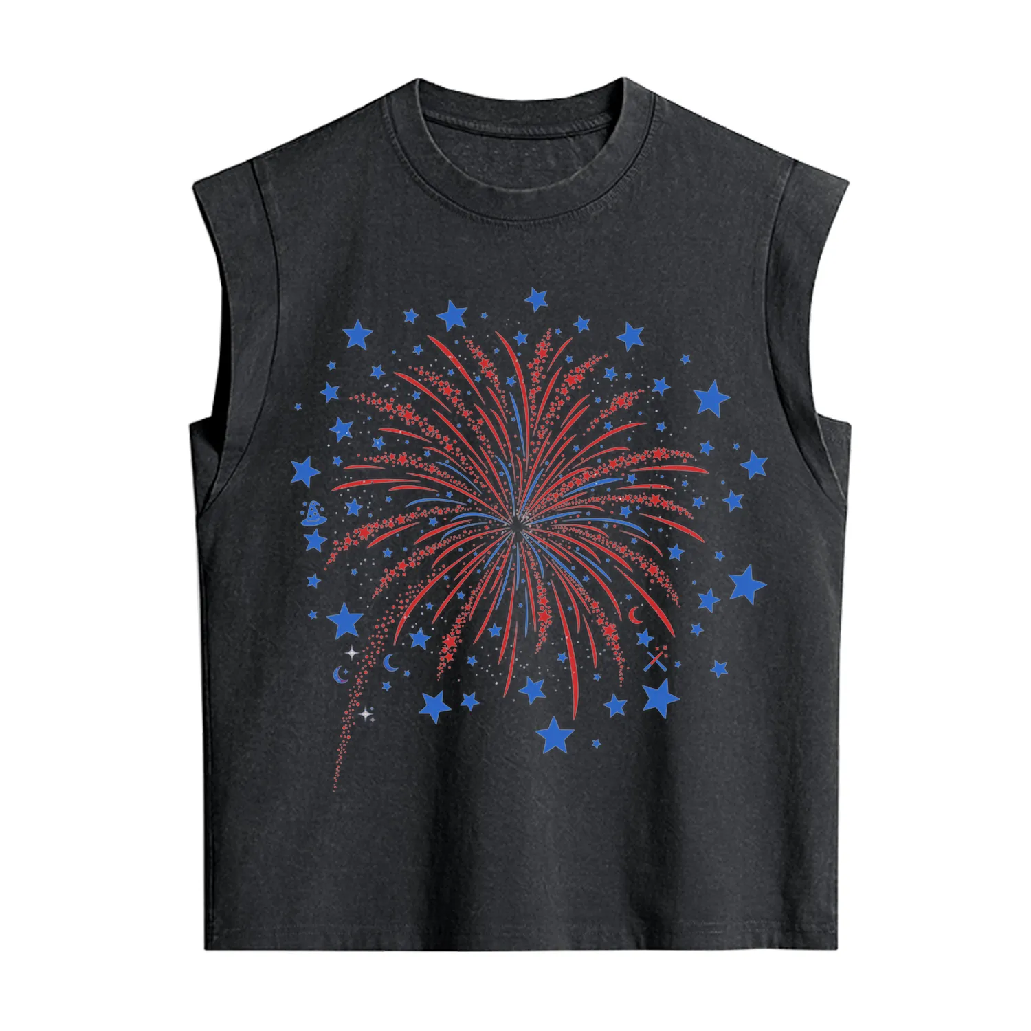  Purplehecate 4th Of July Firework Vintage Washed Tank