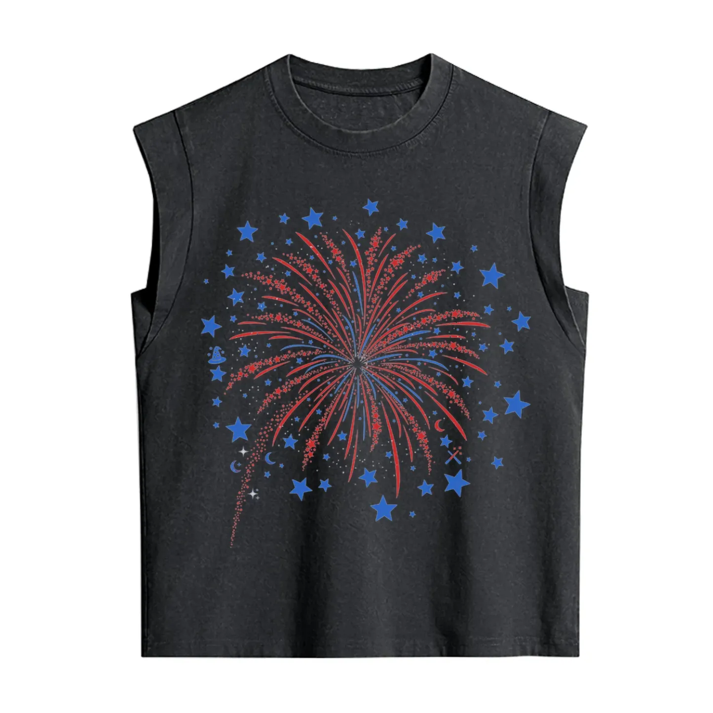  Purplehecate 4th Of July Firework Vintage Washed Tank