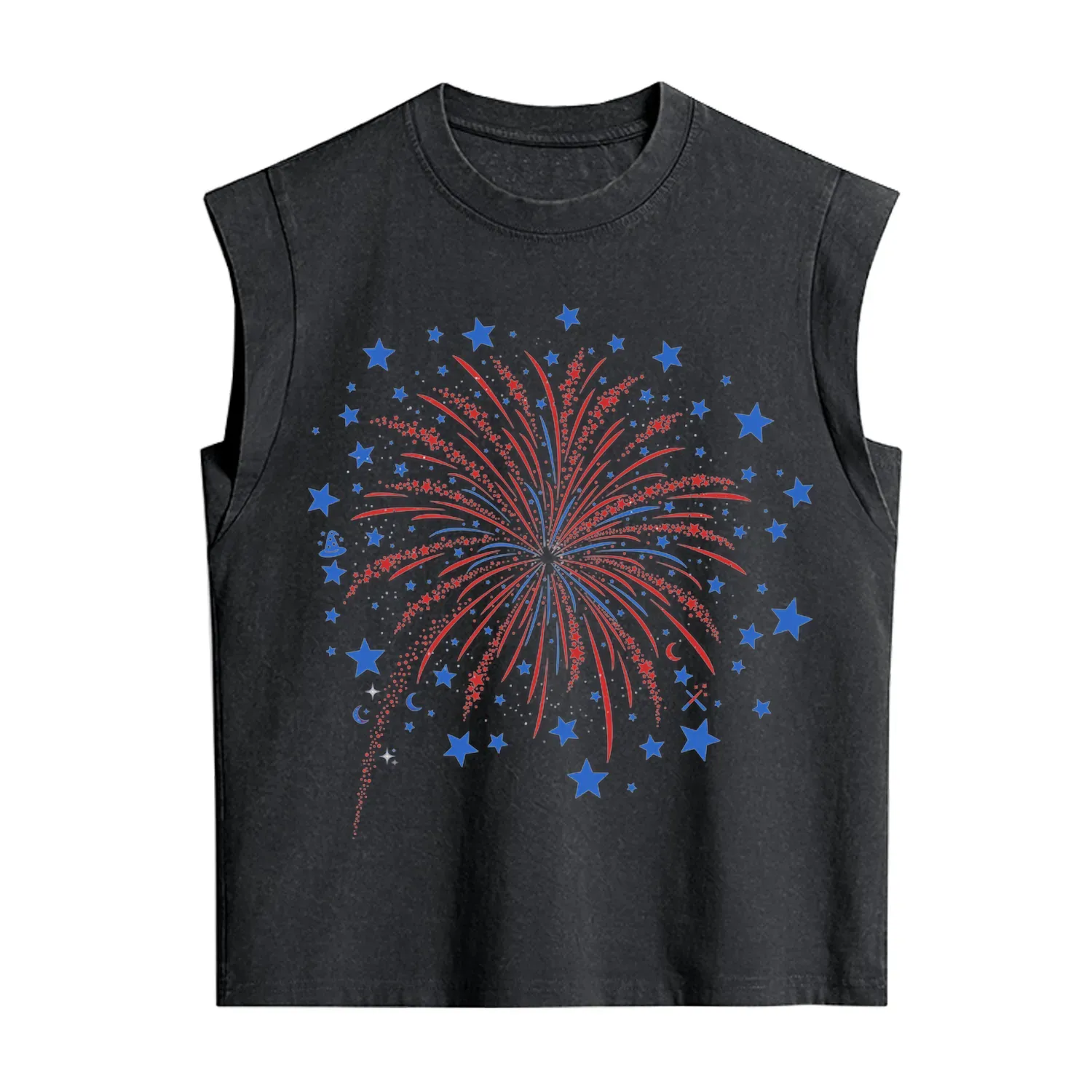  Purplehecate 4th Of July Firework Vintage Washed Tank