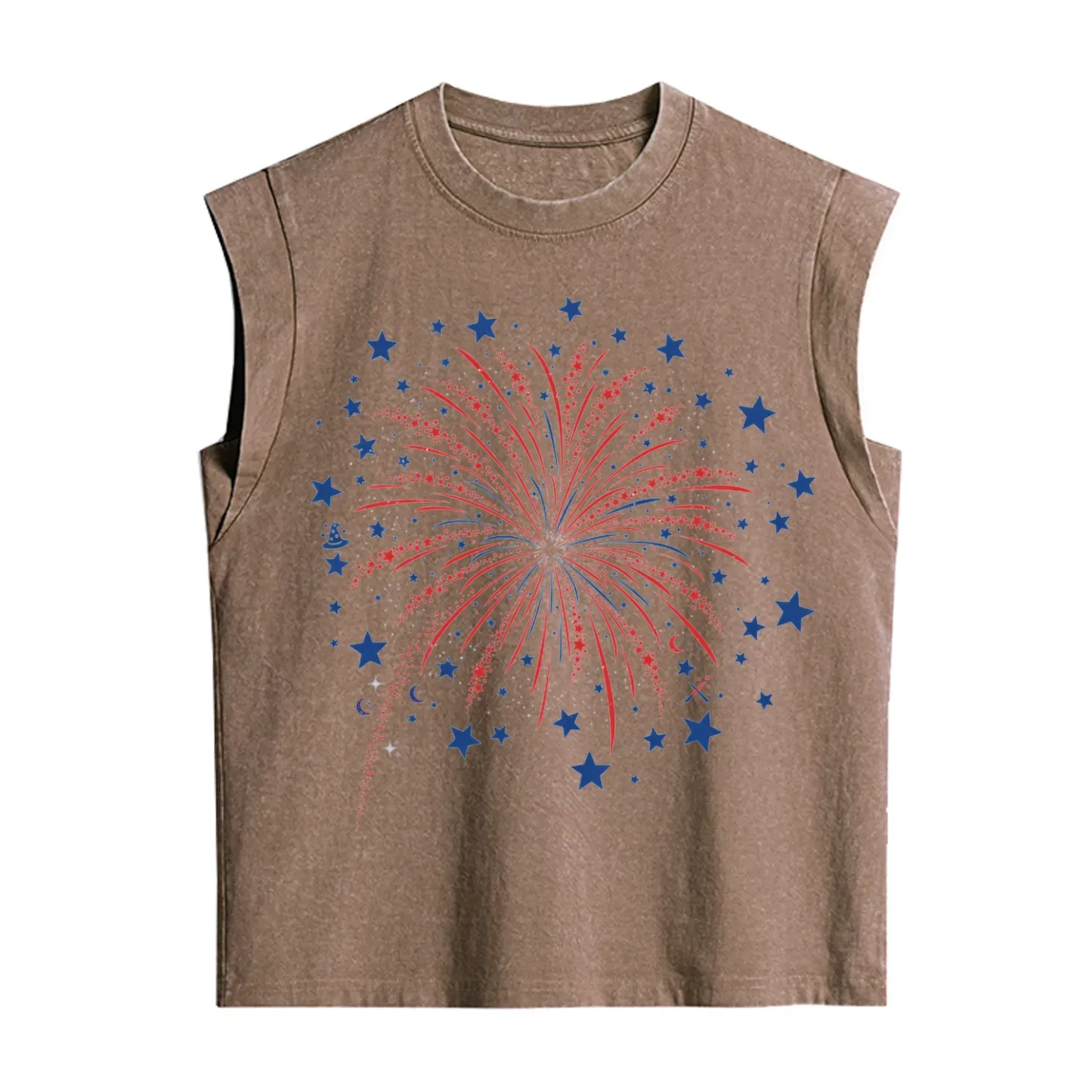 Purplehecate 4th Of July Firework Vintage Washed Tank