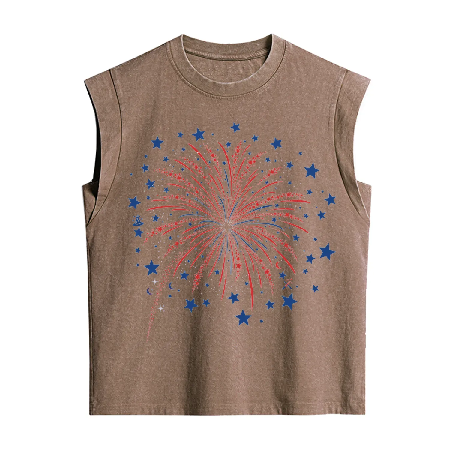  Purplehecate 4th Of July Firework Vintage Washed Tank