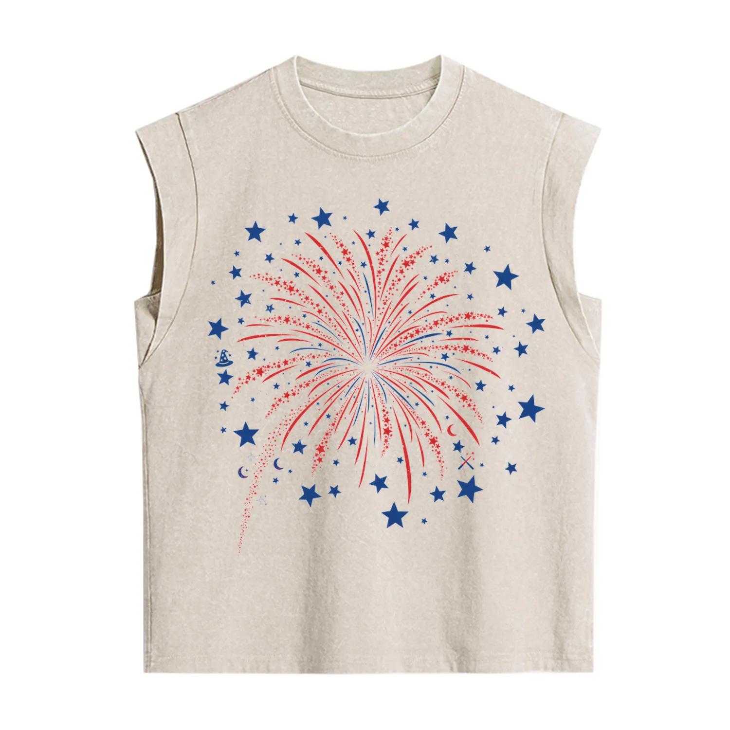  Purplehecate 4th Of July Firework Vintage Washed Tank
