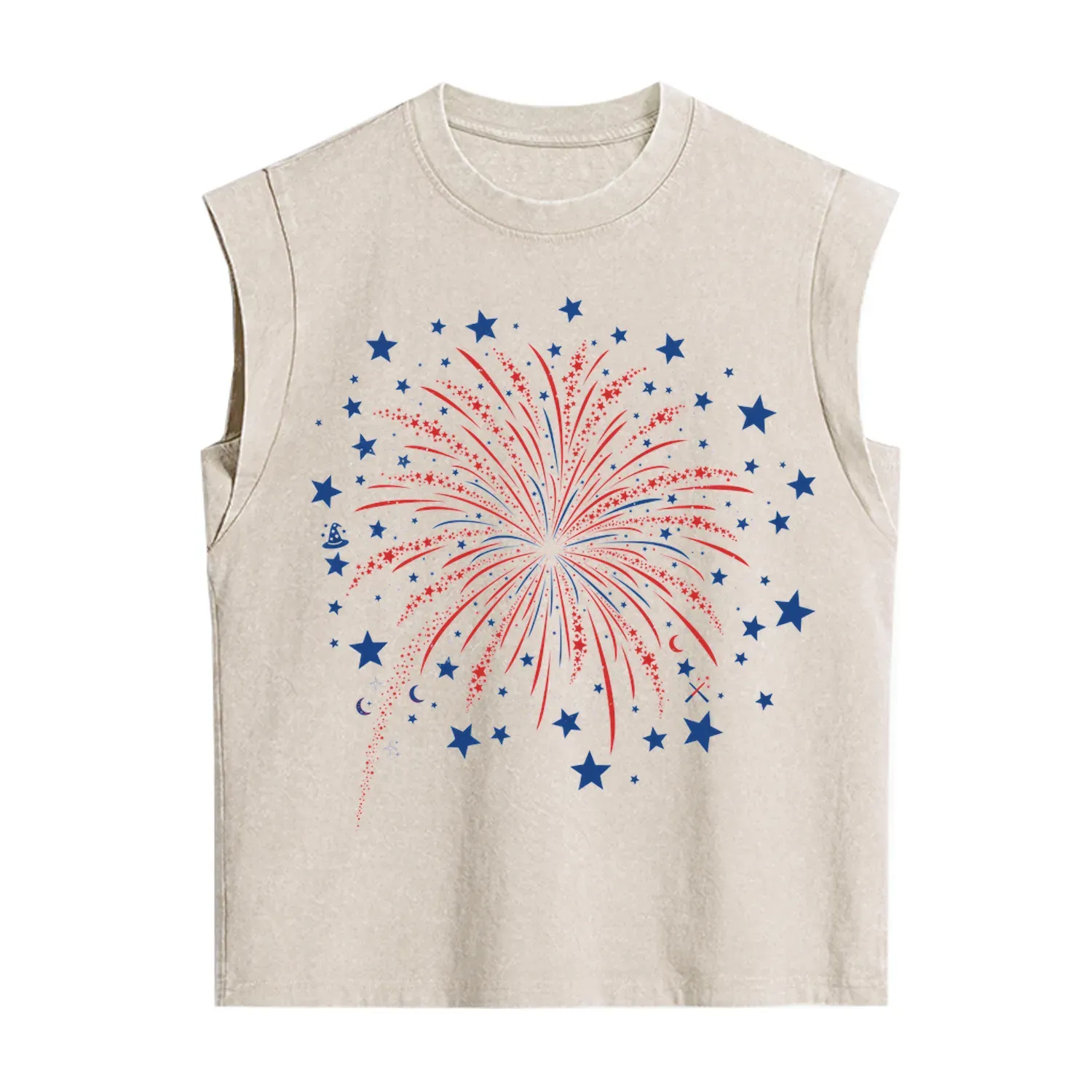  Purplehecate 4th Of July Firework Vintage Washed Tank