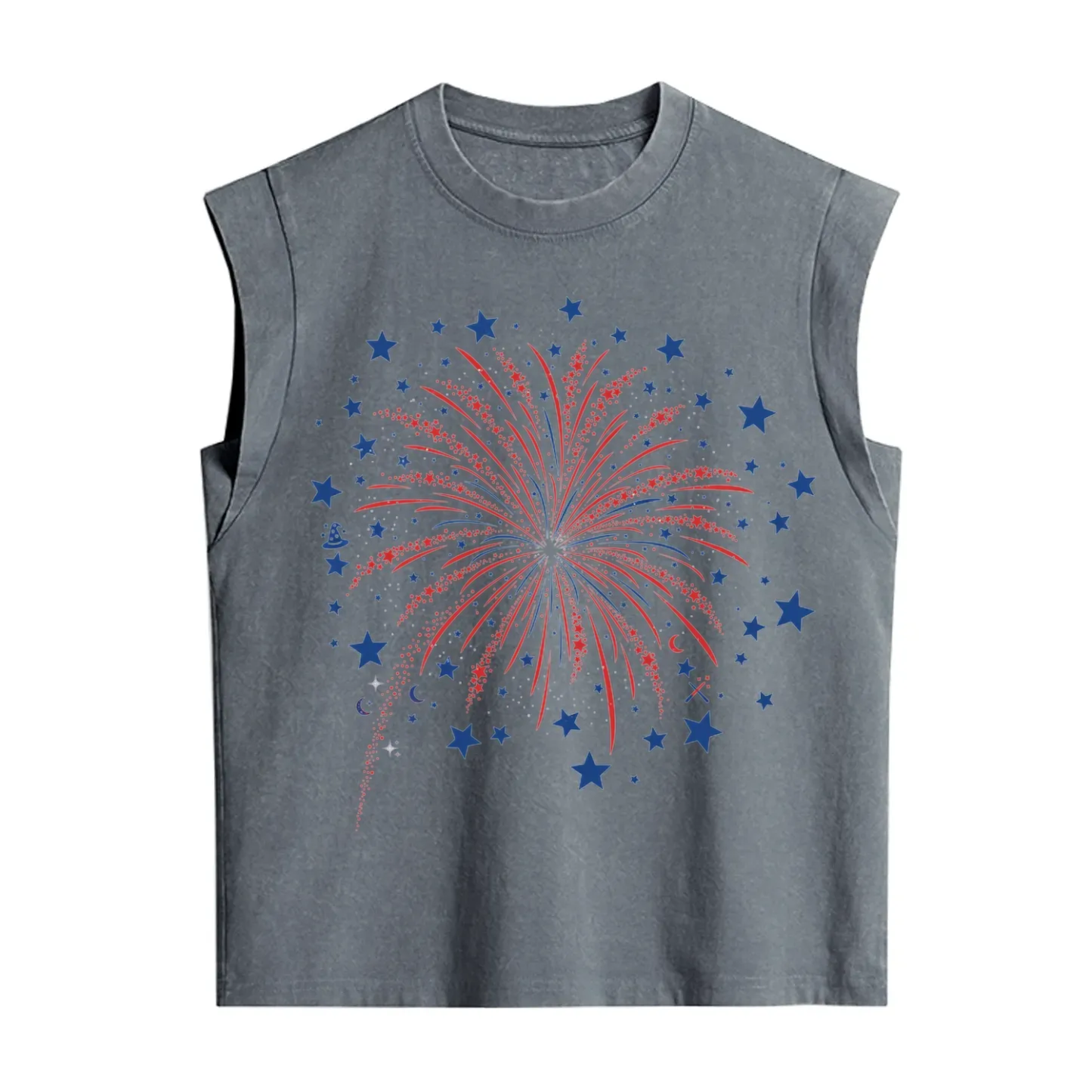  Purplehecate 4th Of July Firework Vintage Washed Tank