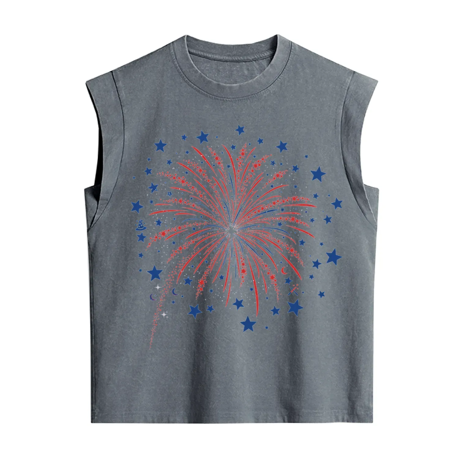  Purplehecate 4th Of July Firework Vintage Washed Tank