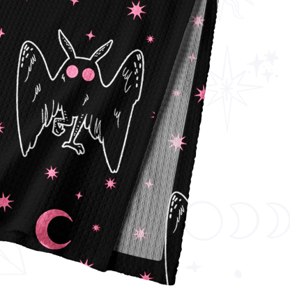 Purplehecate Witchy Mothman Night Crochet Knit Maxi Dress