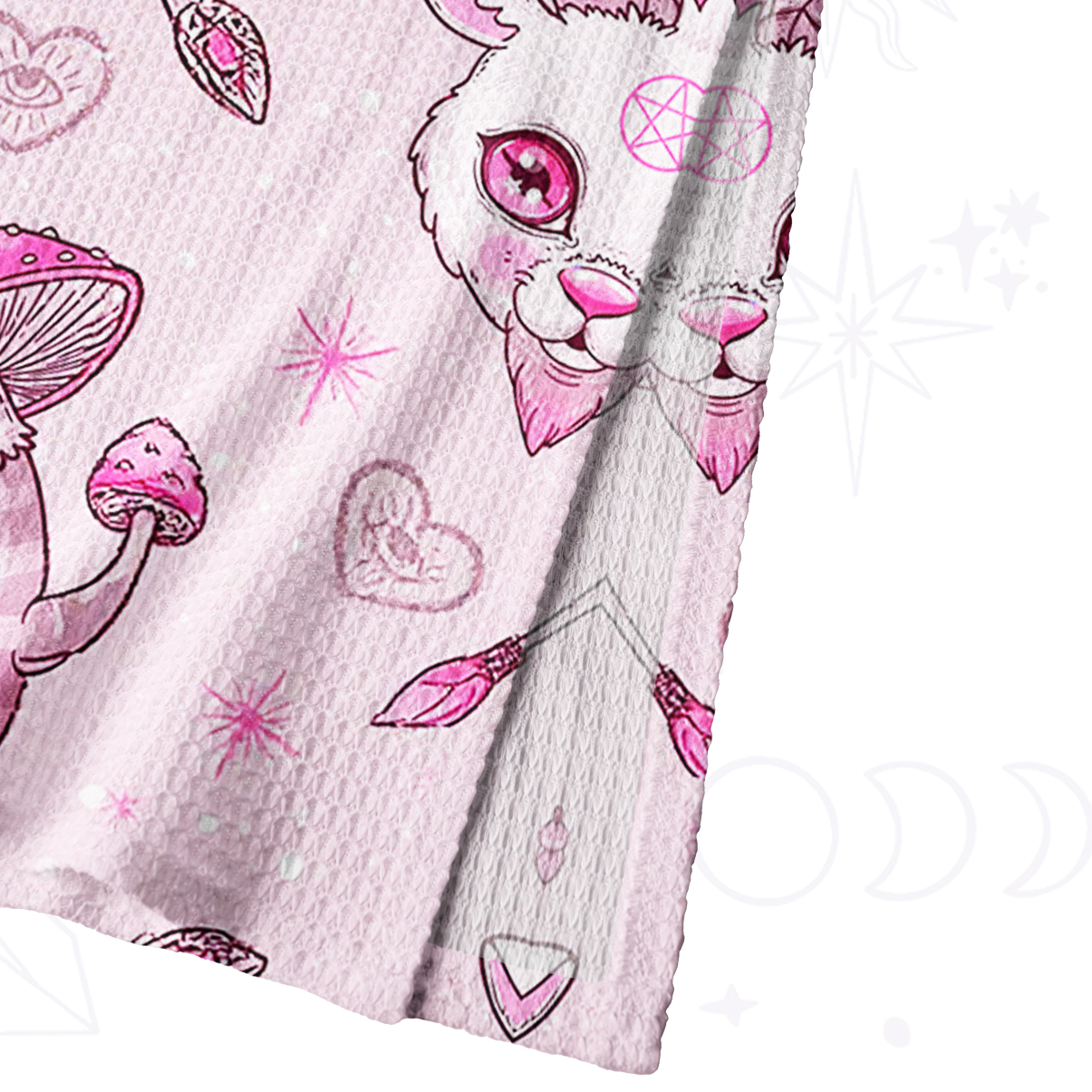 Purplehecate Pastel Occult Goat Crochet Knit Maxi Dress