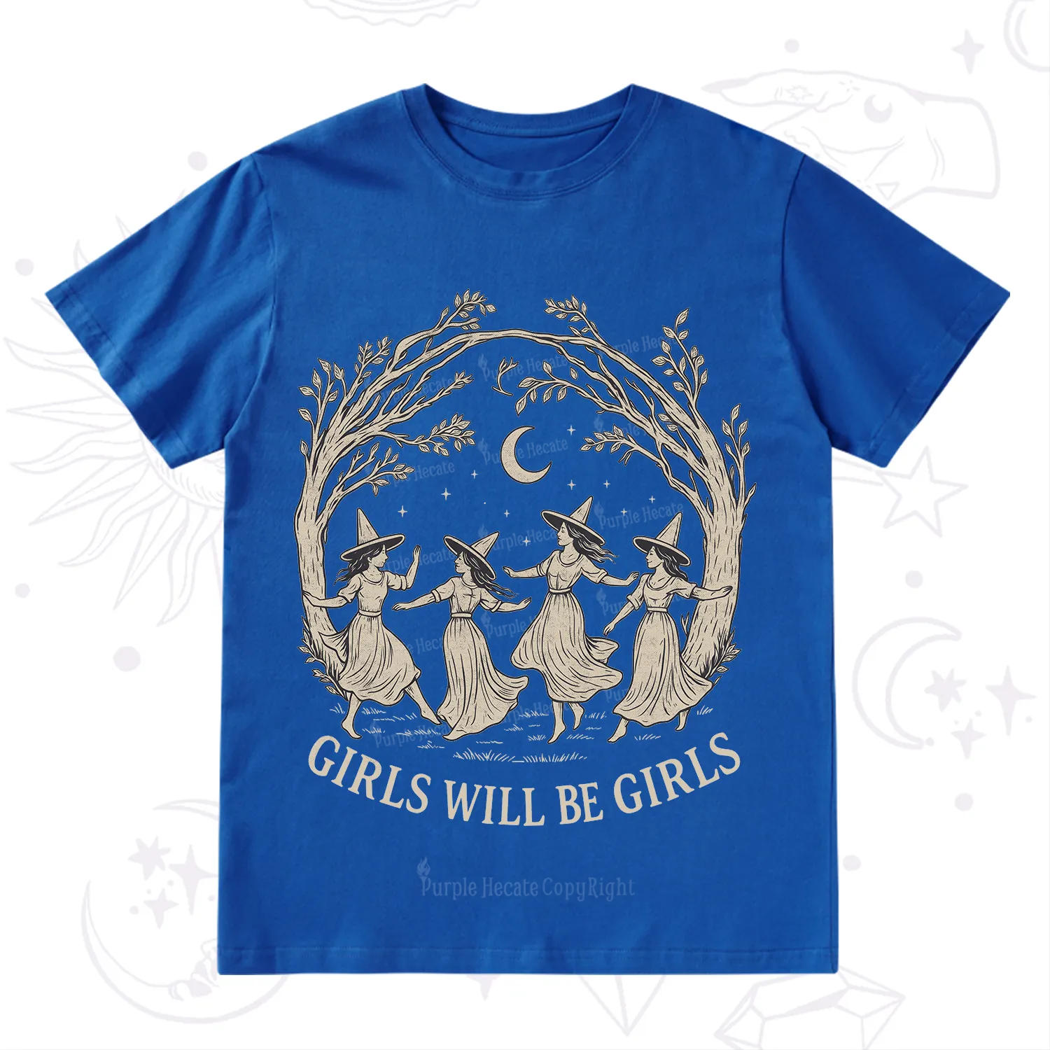 Purplehecate Girls Will Be Girls Witch T-Shirt