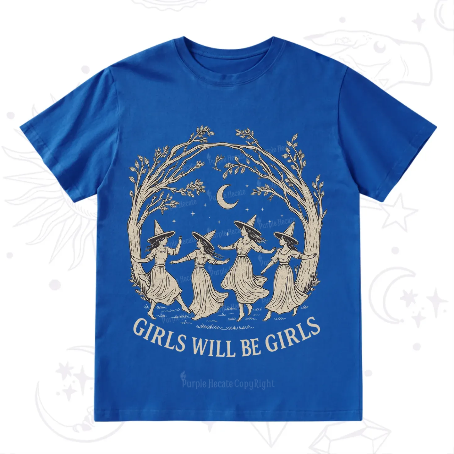 Purplehecate Girls Will Be Girls Witch T-Shirt