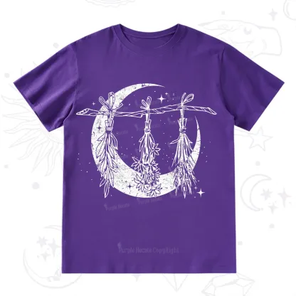 Purplehecate Witchy Moon Herbs T-Shirt