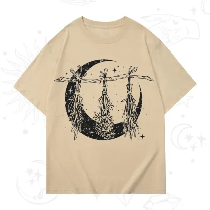 Purplehecate Witchy Moon Herbs T-Shirt