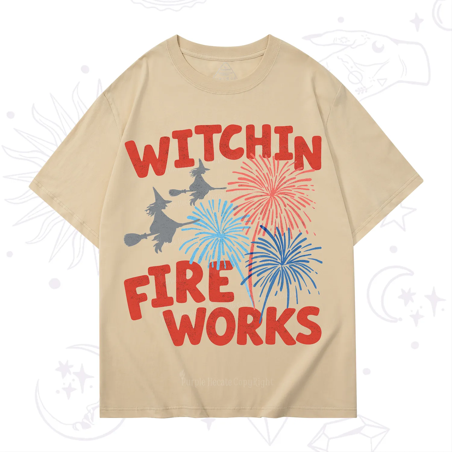 Purplehecate Witchin' Fireworks 4th of July T-Shirt