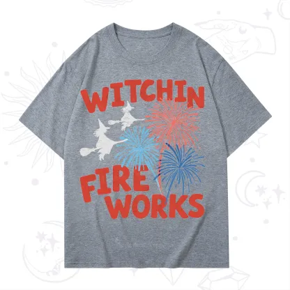 Purplehecate Witchin' Fireworks 4th of July T-Shirt