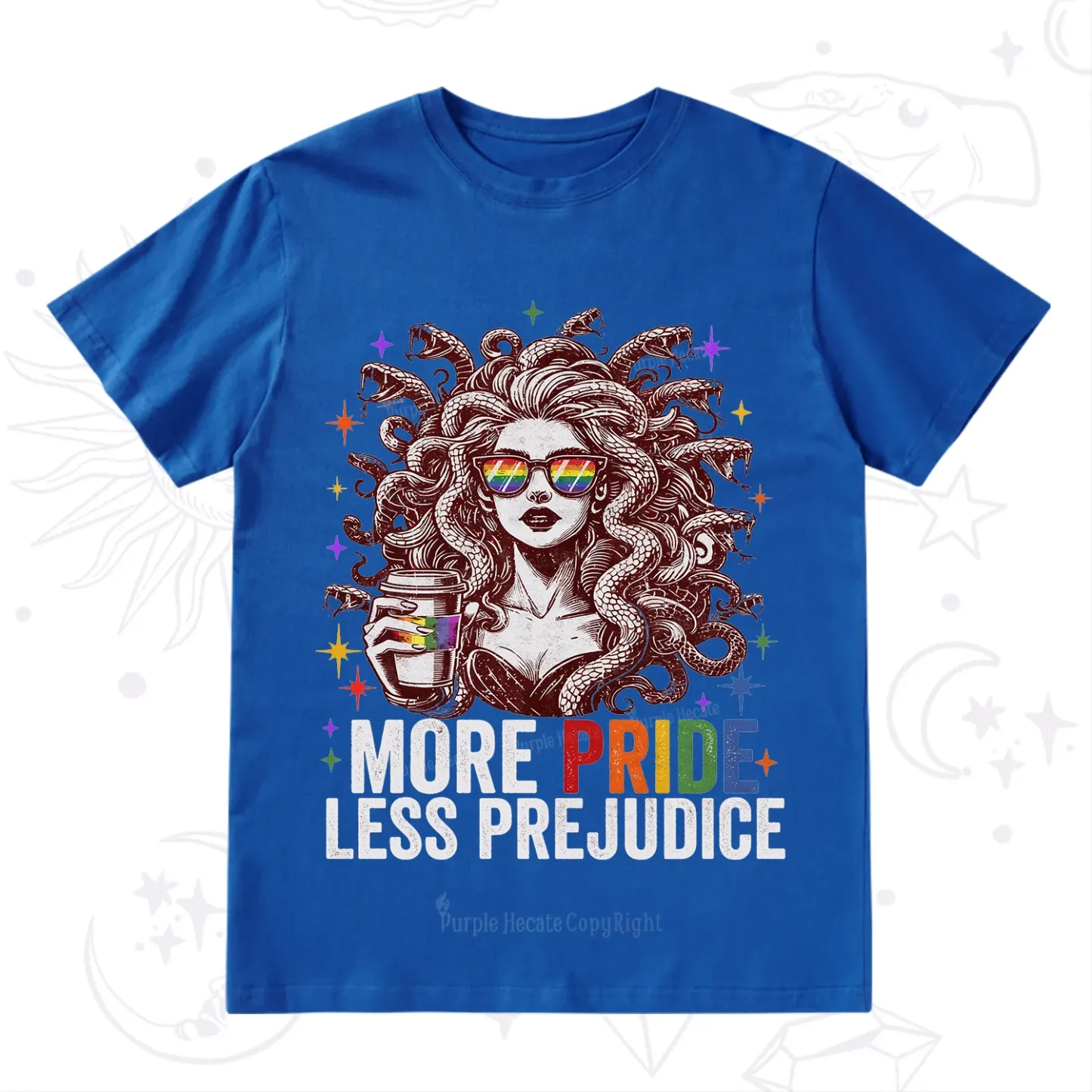 Purplehecate More Pride Less Prejudice Medusa T-Shirt