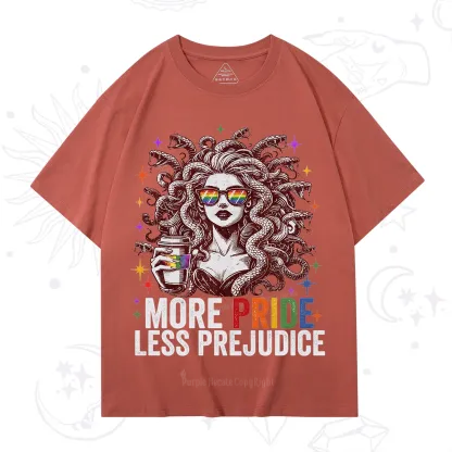 Purplehecate More Pride Less Prejudice Medusa T-Shirt