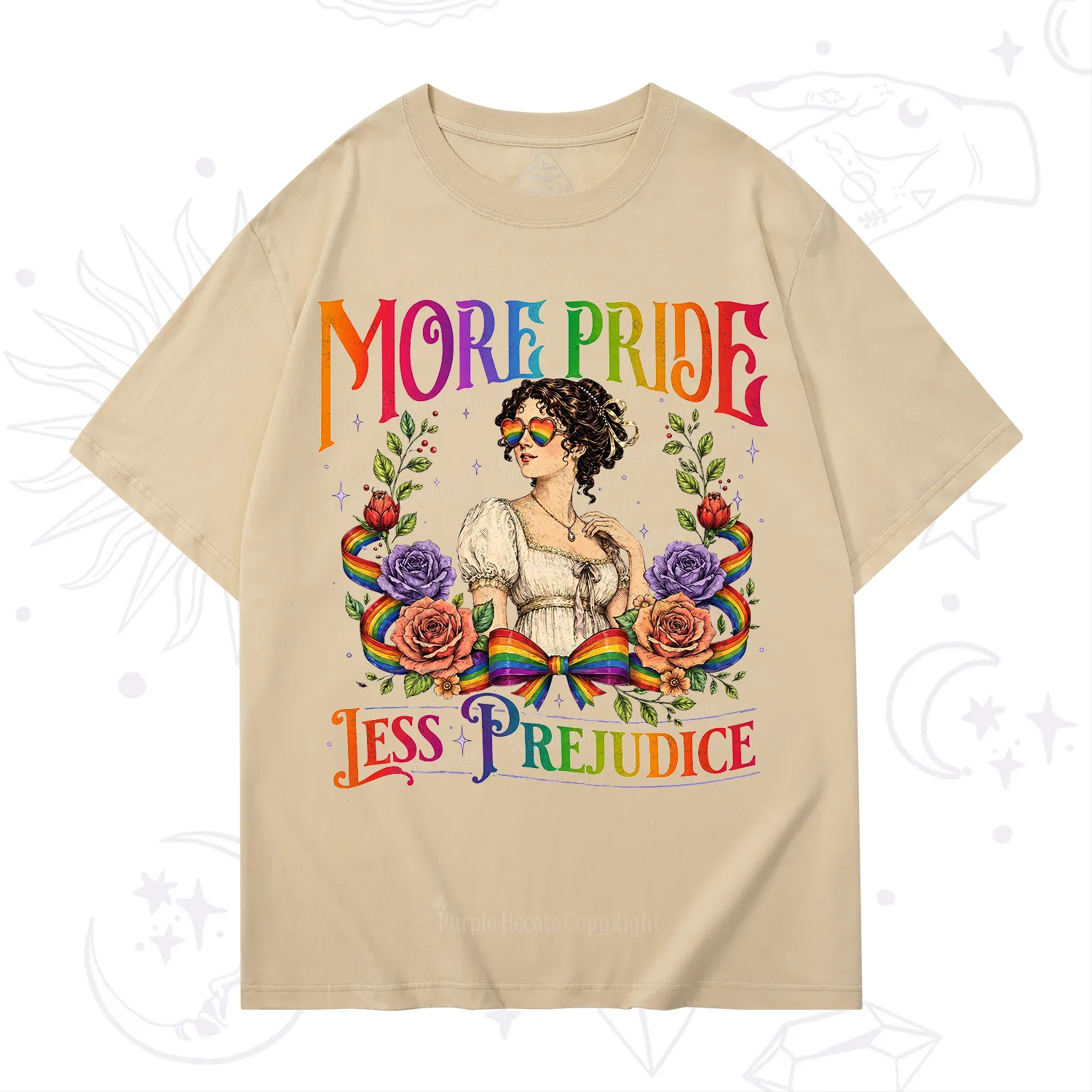 Purplehecate More Pride Less Prejudice Pride T-Shirt
