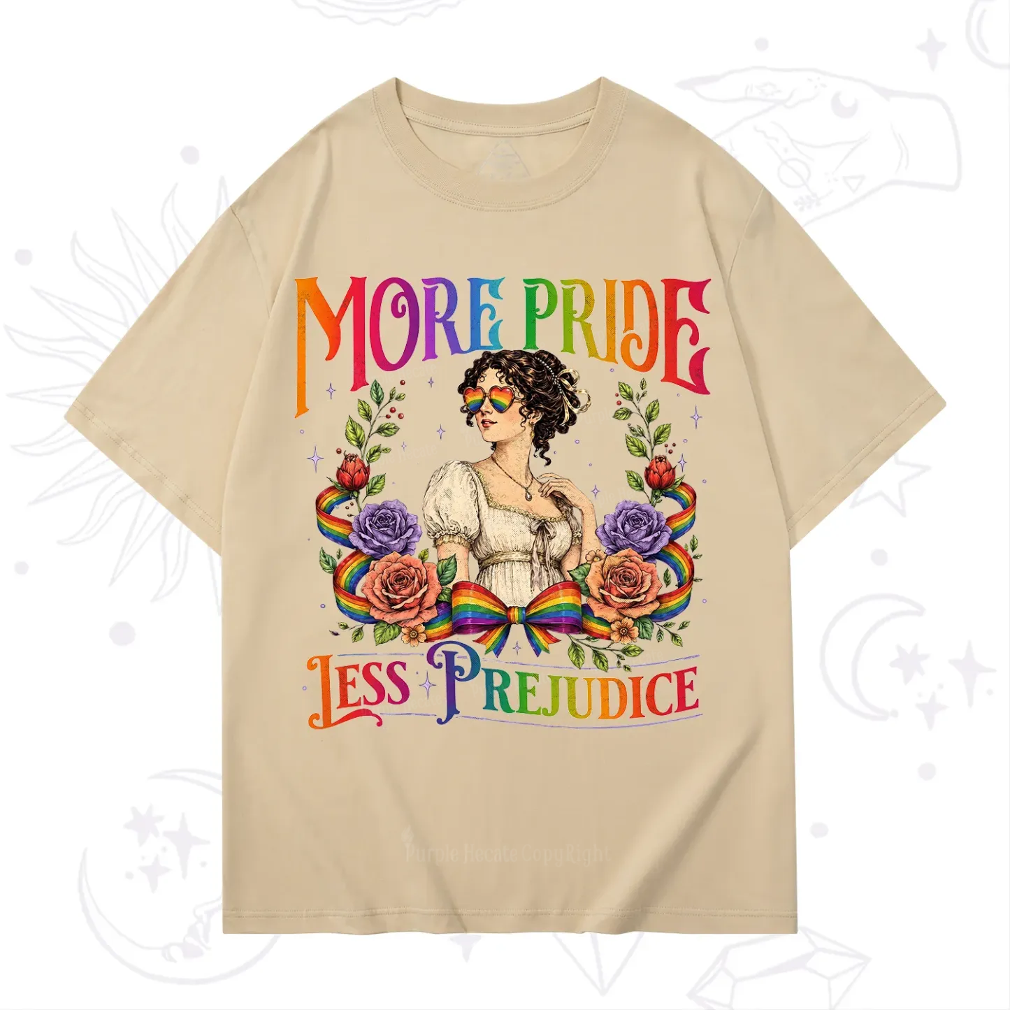 Purplehecate More Pride Less Prejudice Pride T-Shirt