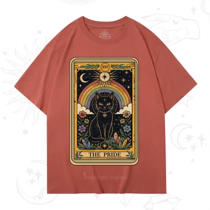 Purplehecate The Pride Black Cat Tarot T-Shirt