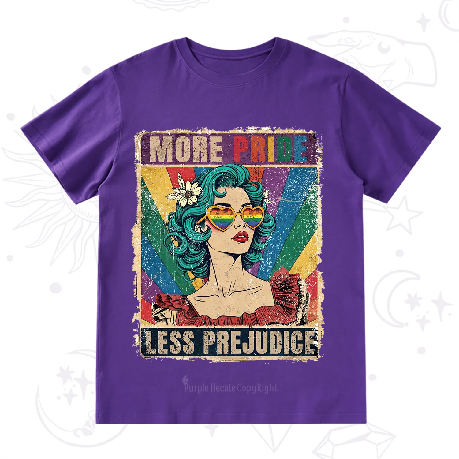 Purplehecate More Pride Less Prejudice T-Shirt