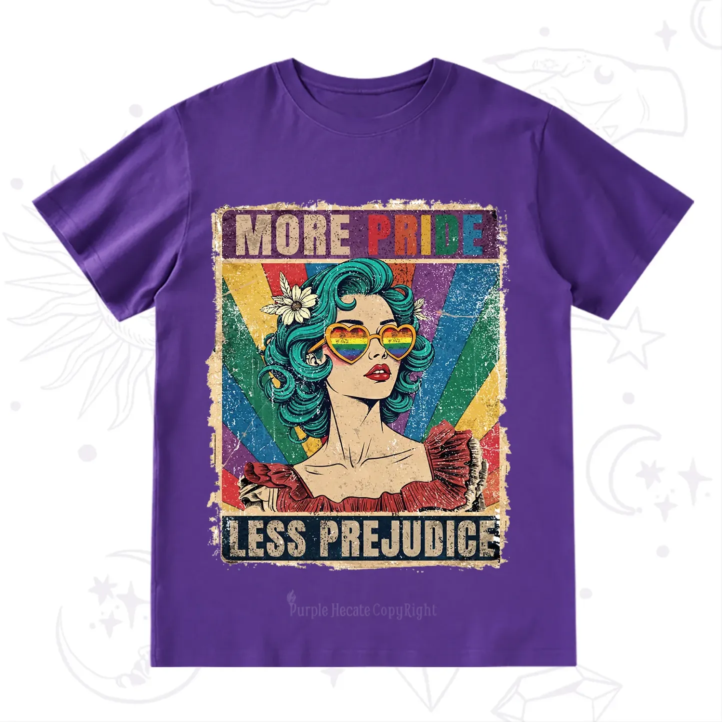 Purplehecate More Pride Less Prejudice T-Shirt