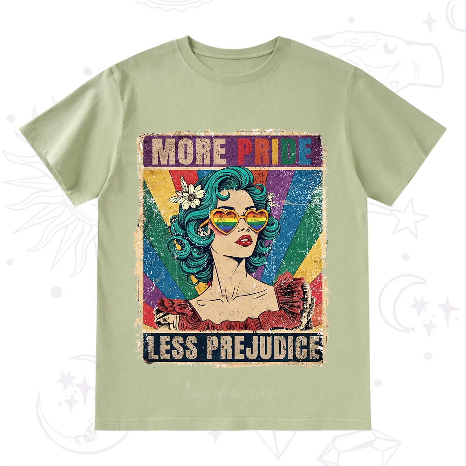 Purplehecate More Pride Less Prejudice T-Shirt