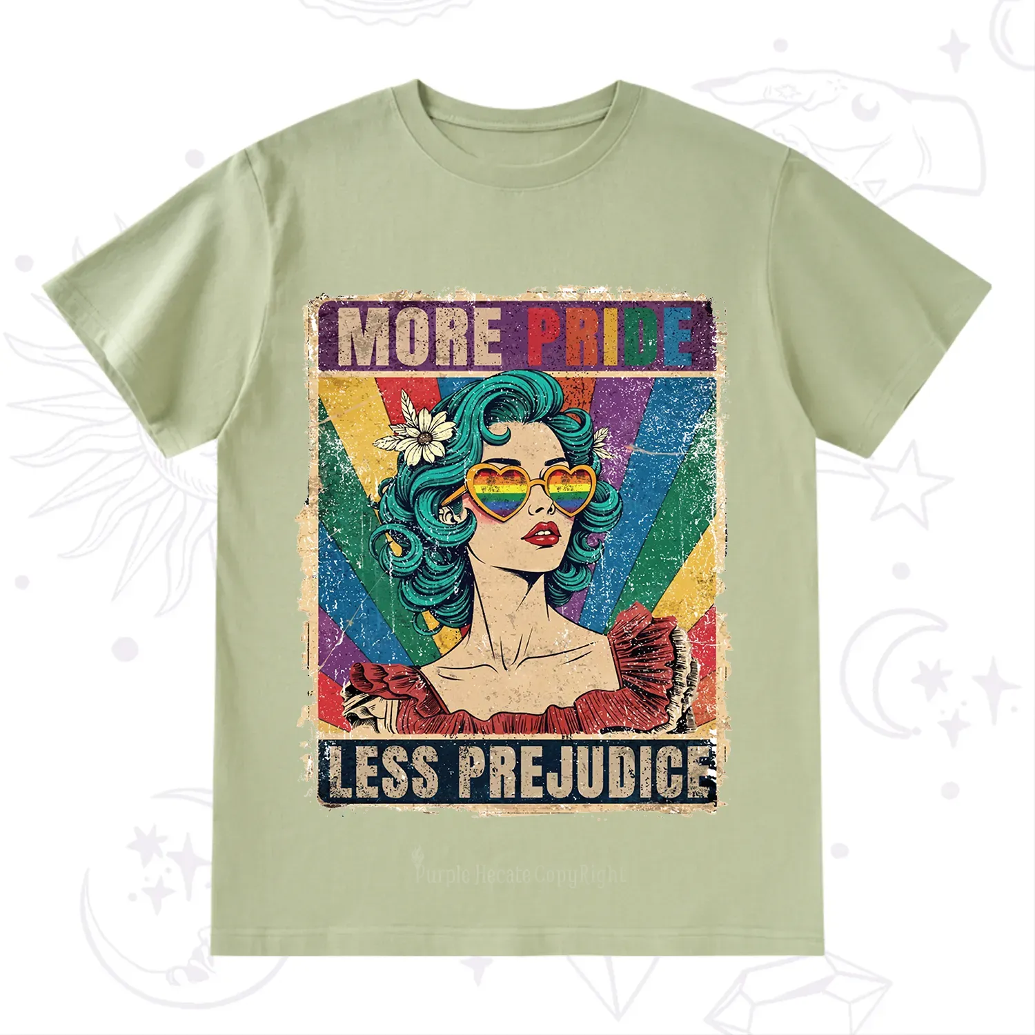 Purplehecate More Pride Less Prejudice T-Shirt