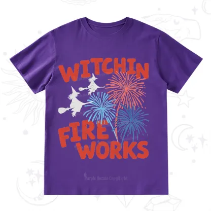Purplehecate Witchin' Fireworks 4th of July T-Shirt