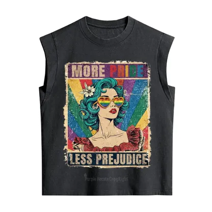 Purplehecate More Pride Less Prejudice Vintage Washed Tank