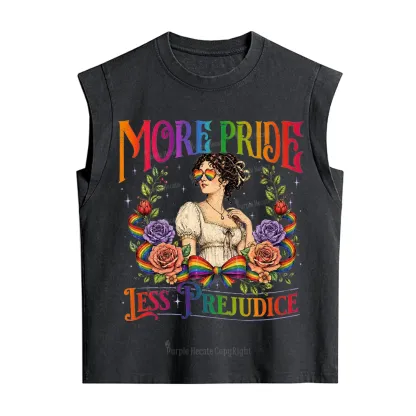 Purplehecate More Pride Less Prejudice Pride Vintage Washed Tank