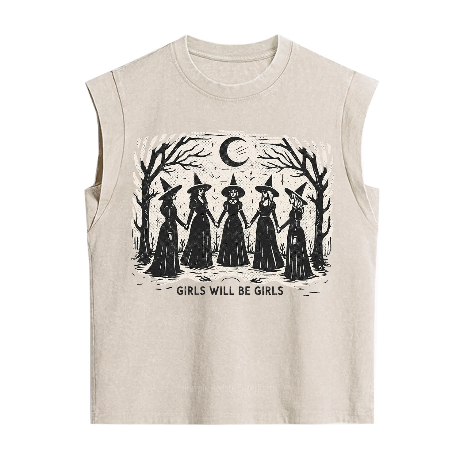 Purplehecate Girls Will Be Girls Vintage Washed Tank