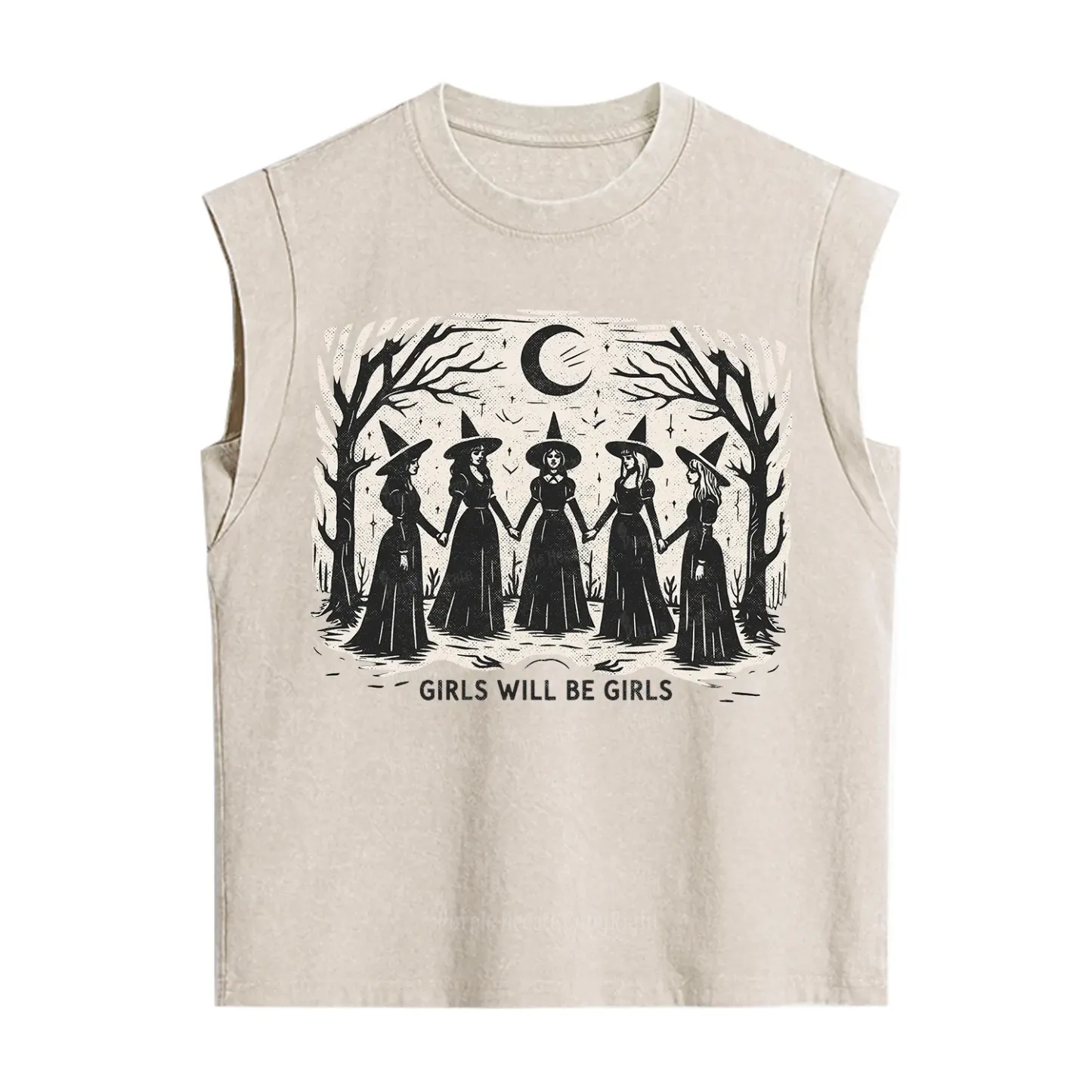 Purplehecate Girls Will Be Girls Vintage Washed Tank