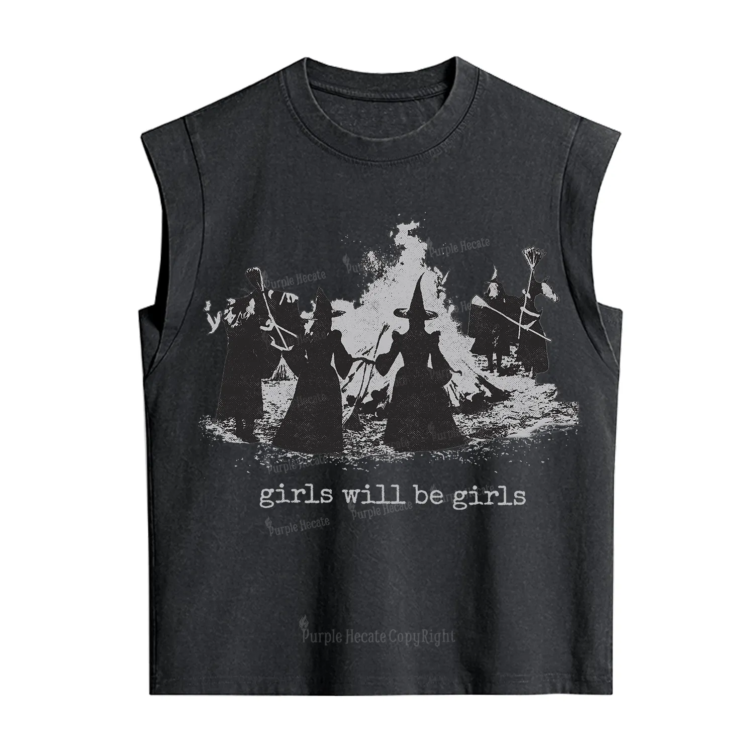 Purplehecate Girls Will Be Girls Vintage Washed Tank