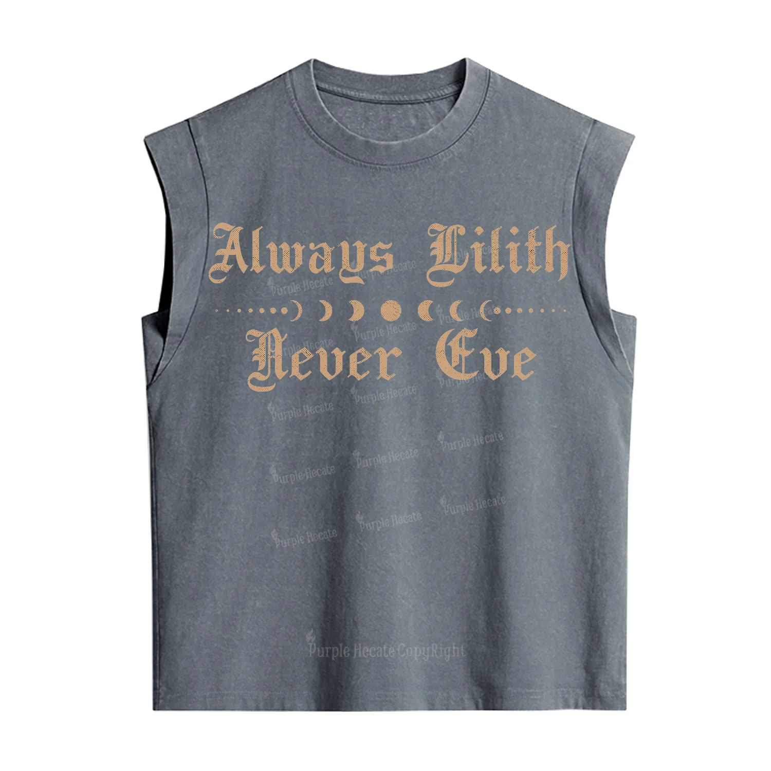 Purplehecate Always Lilith Never Eve Vintage Washed Tank
