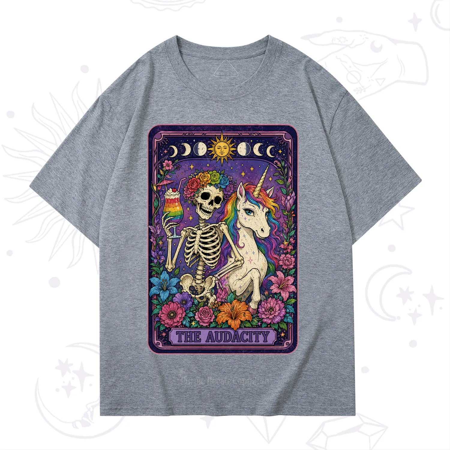 Purplehecate The Audacity Tarot Pride Rainbow T-Shirt