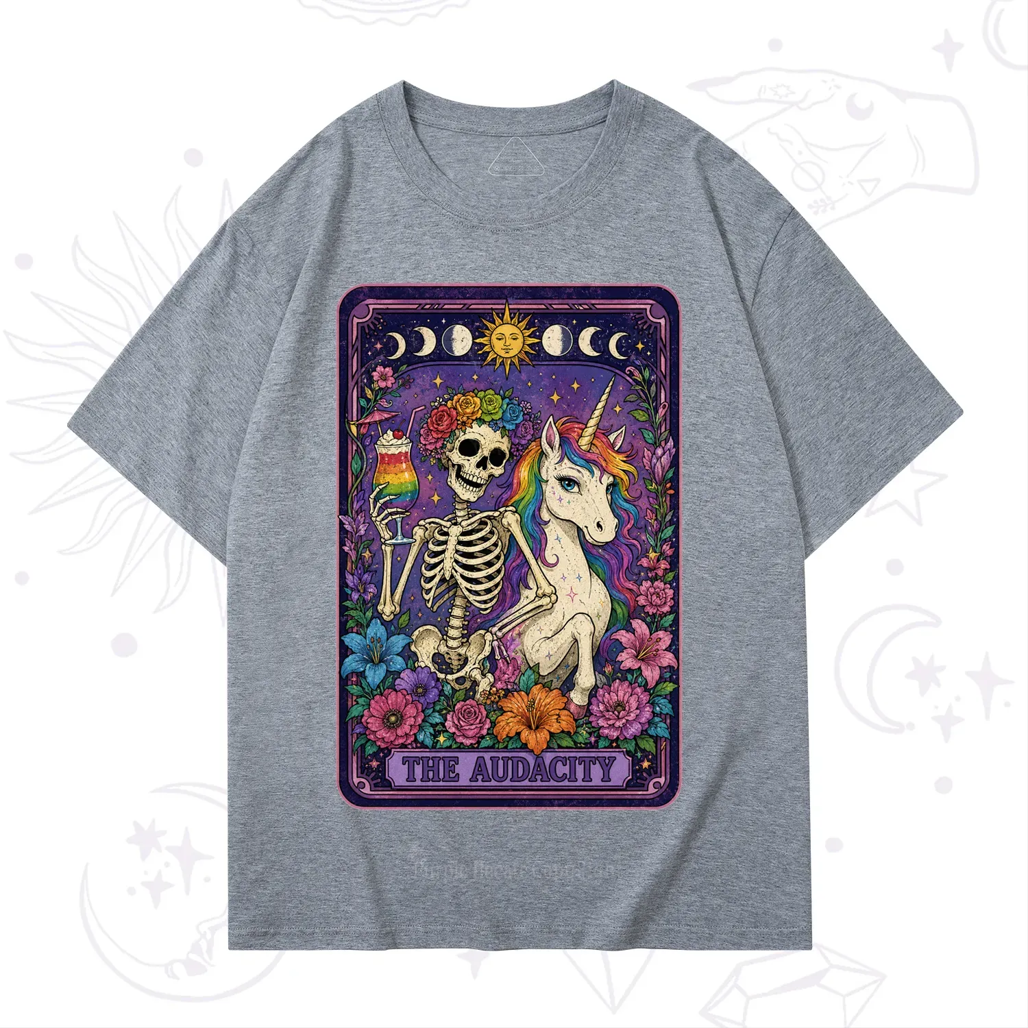 Purplehecate The Audacity Tarot Pride Rainbow T-Shirt