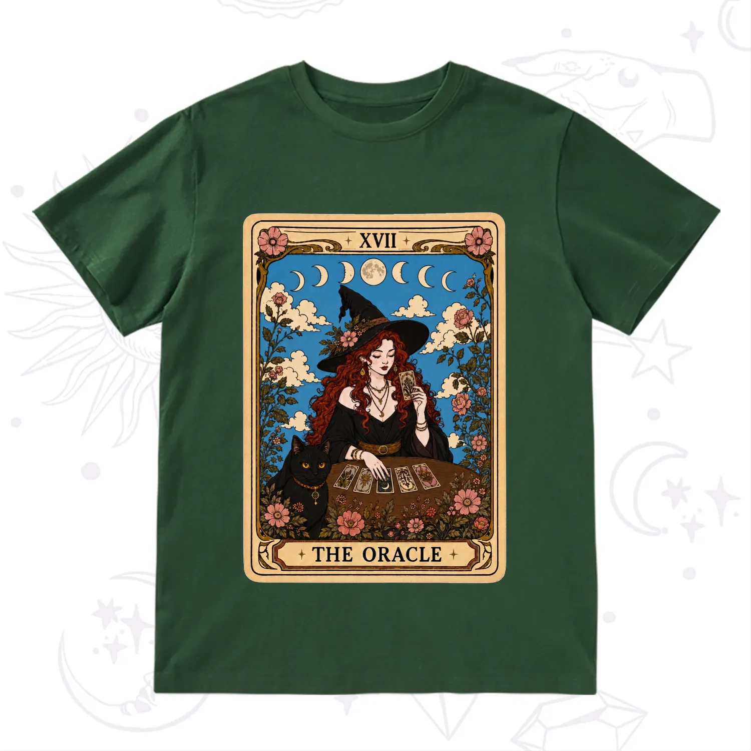 Purplehecate The Oracle Witch Tarot T-Shirt