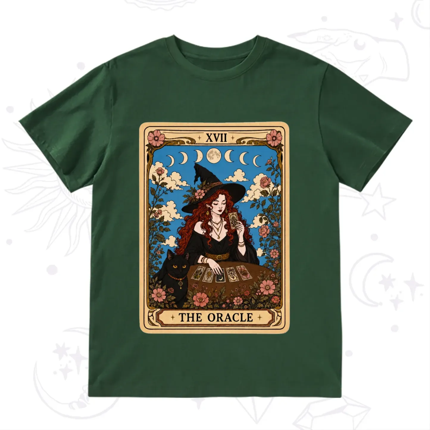 Purplehecate The Oracle Witch Tarot T-Shirt