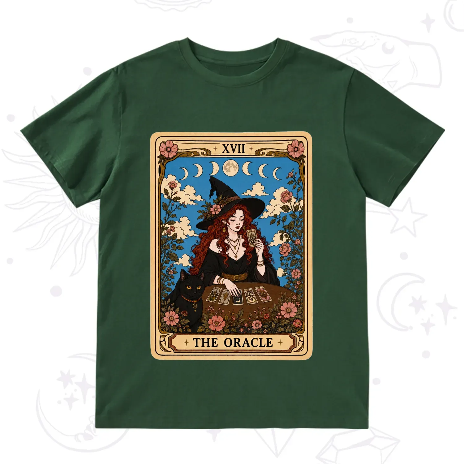Purplehecate The Oracle Witch Tarot T-Shirt
