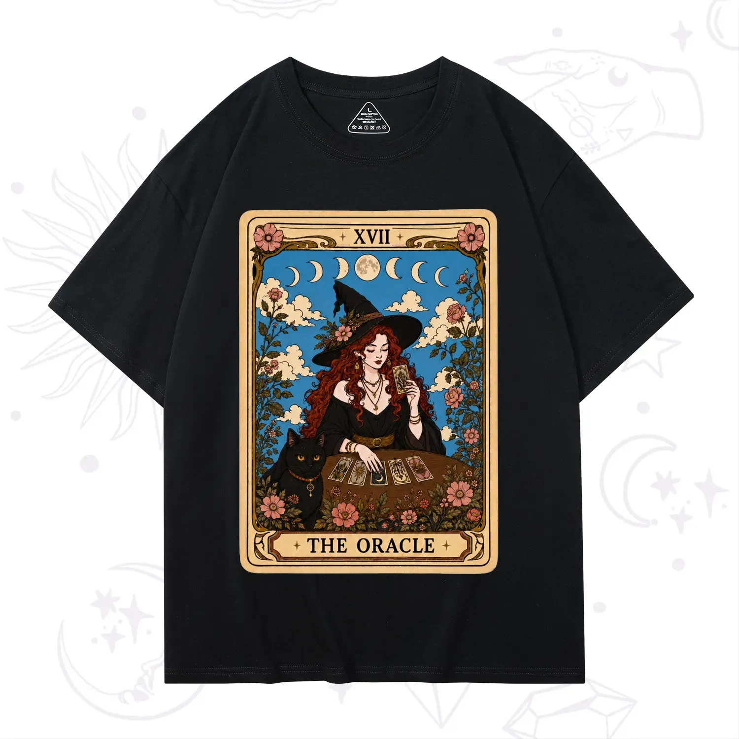 Purplehecate The Oracle Witch Tarot T-Shirt