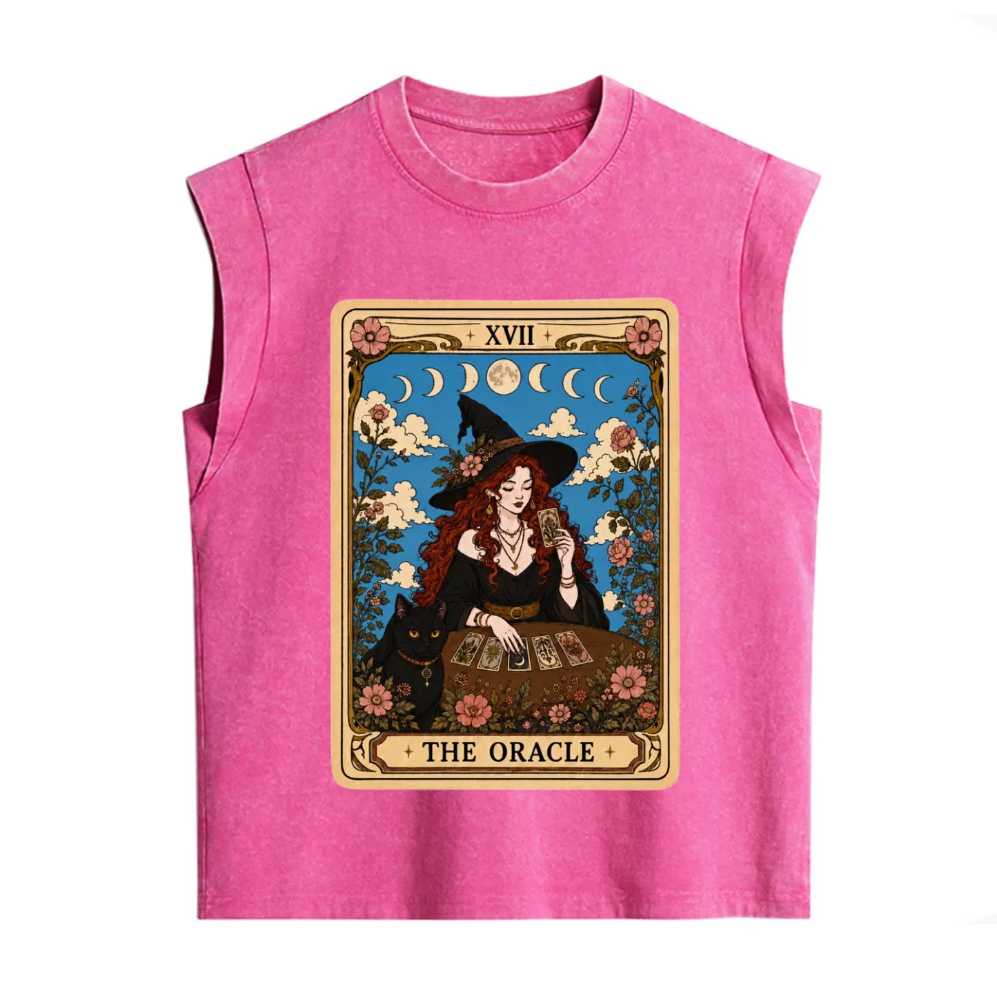 Purplehecate The Oracle Witch Tarot Vintage Washed Tank