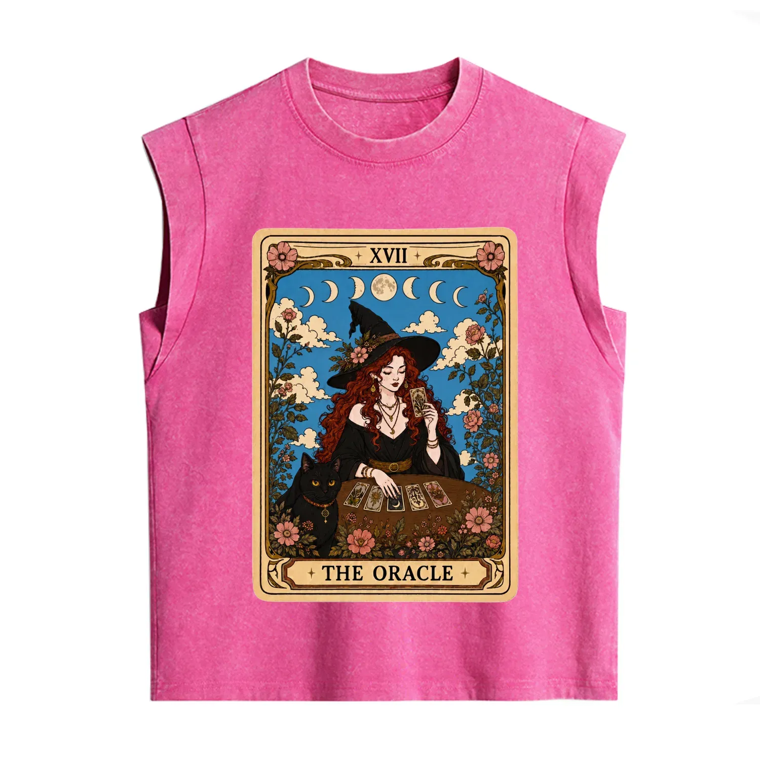 Purplehecate The Oracle Witch Tarot Vintage Washed Tank