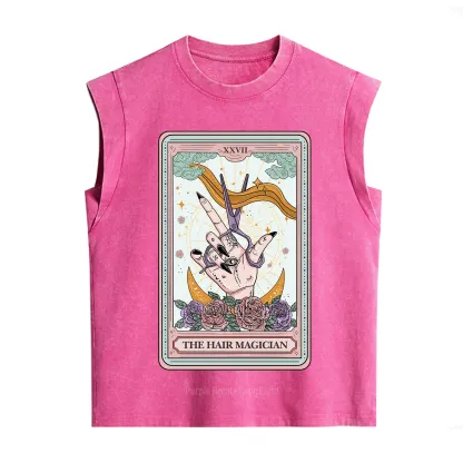 Purplehecate The Hair Magician Tarot Vintage Washed Tank